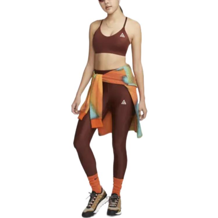 Nike Sports Underwear Women's Brown Moderate DQ5397-217