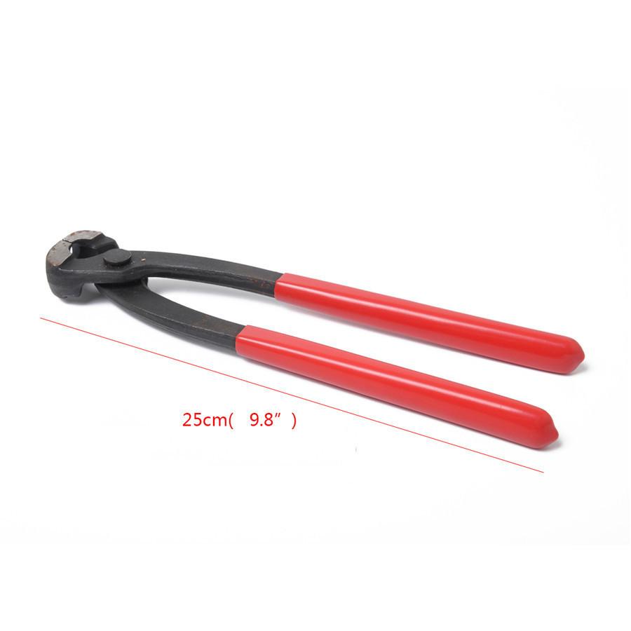 80 x 5.8-21mm Single Ear Plus Stainless Steel Car Hydraulic Hose Clamps O-Clips Pipe Fuel Air with Pliers Tool