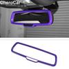 Purple Rearview Mirror Ring Trim Cover for Dodge Challenger 15+ & RAM 1500 10-17