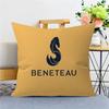 B-Beneteau Logo Personalized Pillow Cover Kids Bedroom Wild Party Decor Pillowcase Kid Birthday Shower Gift