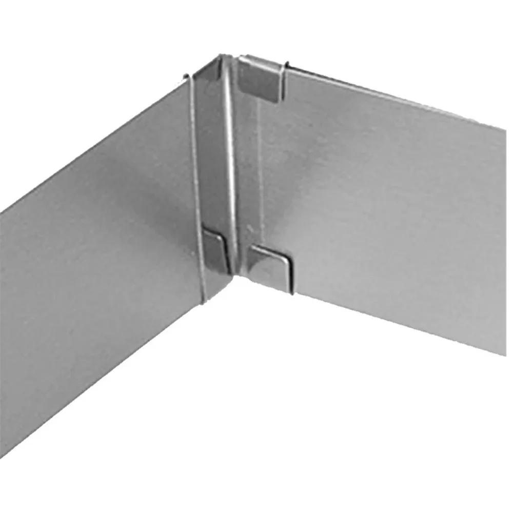 Nastavitelný dortový ráfek Nerezová ocel Čtvercový Obdélníkový Mousse Pečicí ráfky Forma Sušenka Fondán Dortová forma Ráfek          004