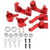 Direksiyon Kupası C Yatak Takımı Uzaktan Kumandalı Araç Traxxas 1 10 Slash 4x4 RC Off Road Araç için Metal Yükseltme Parçaları