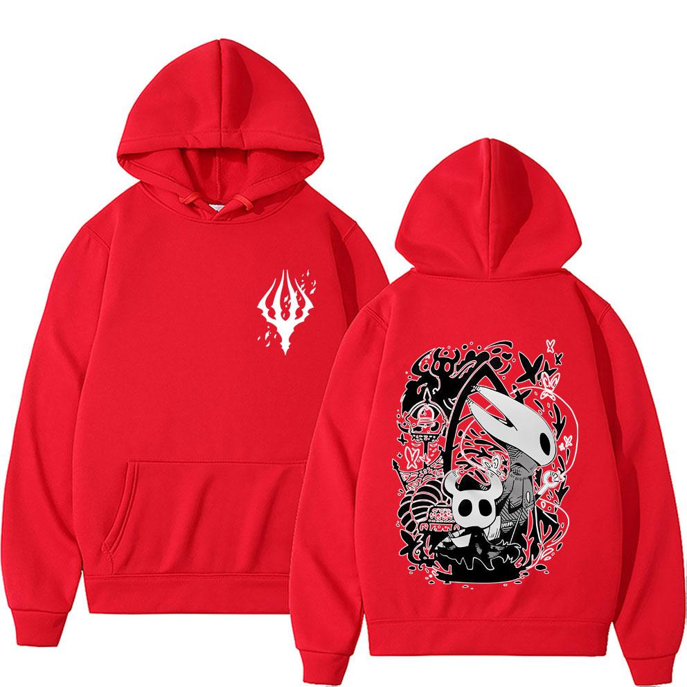 Game Hollow Knight Graphic Hoodie Men Women Clothing Casual Oversized Streetwear Male Vintage Fleece Hoodies Fans Gift