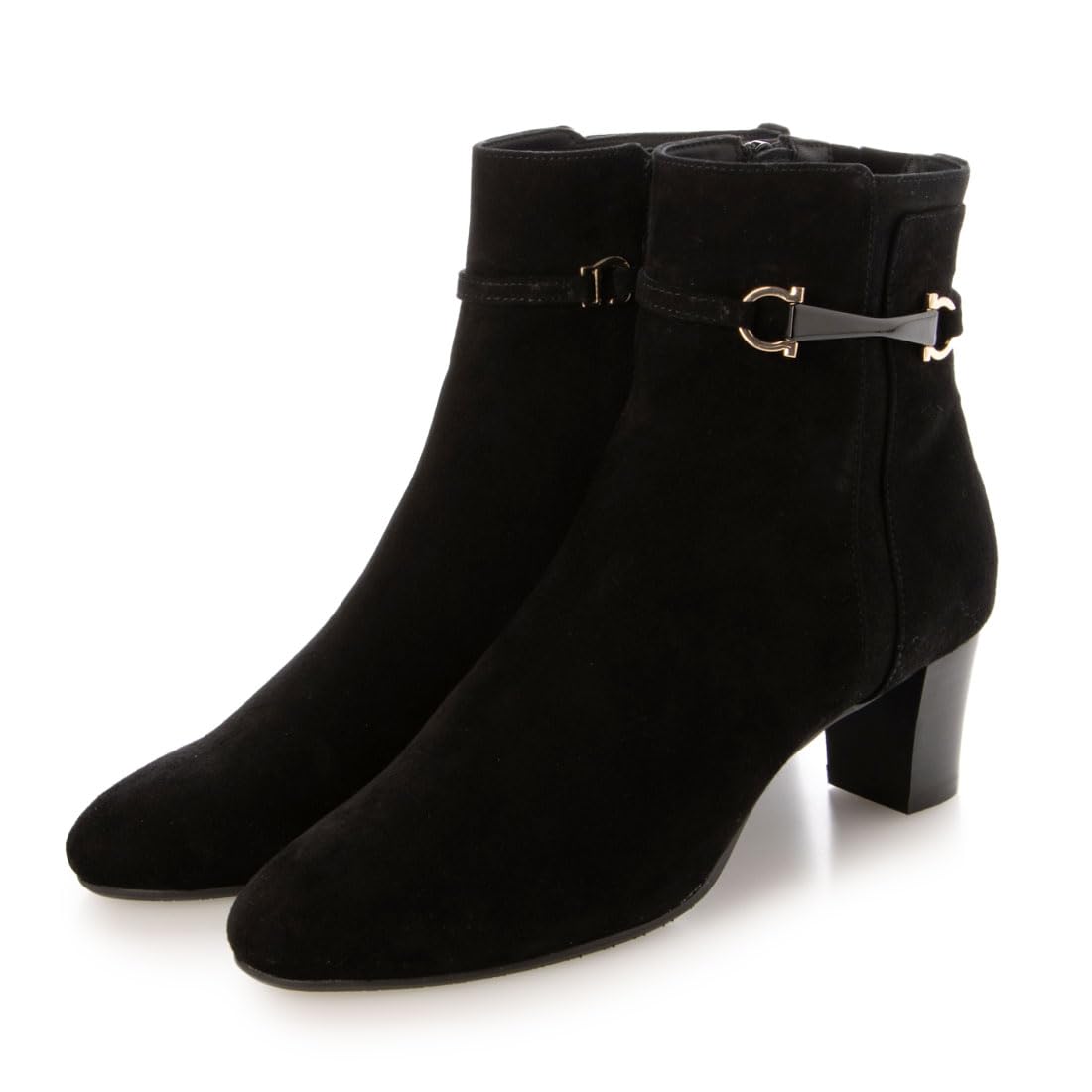 

Модные ботинки RRLC48048 Черная замша [Liz Lafine]