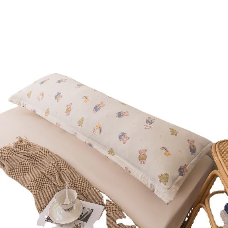 1 Pc Lover Printed Long Pillowcase Decorative for Home,Pillowcases for Bed of 150 Cm,Double Lover Sleeping Pillow Cover 180 Cm