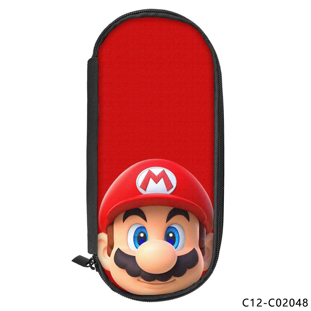 Animation Peripheral Single-layer Children's Pencil Bag Vertical Square Polyester Student Stationery Pencil Bag