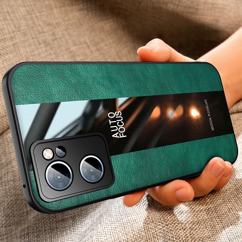 

Luxury PU Leather Case For OPPO Reno 3 4 5 6 Pro Plus 4Z 5Z Cover Ring Silicone Phone Case For OPPO A94 A98 5G Find X3 X5 X6 Pro Reno 4 5G червоний