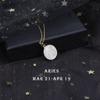 12 Constellation Symbol Titanium Steel Necklace Couple Necklace