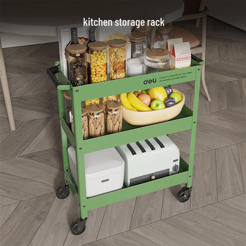 Deli Metal Rolling Storage Cart