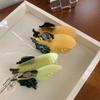 Waterproof Bee Pear Shark Clip Acrylic Acetate Hairgrips Creative Acetic Acid Hair Claw  Portable