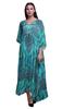 Phagun Floral & Paisley Ladies Plus Size Kaftan Summer Wear Beach Coverup Kimono