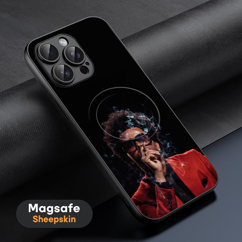 Hot W-Week-NDES Star Cool Phone Case For iPhone 17 16 15 14 13 12 11 Plus Pro Max  High-end Luxury Magsafe Sheepskin