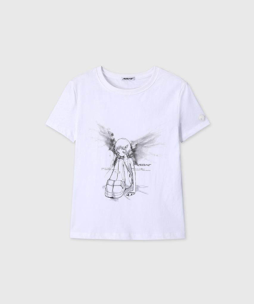 Miyuki Miel Basic Tee (White / Slim)