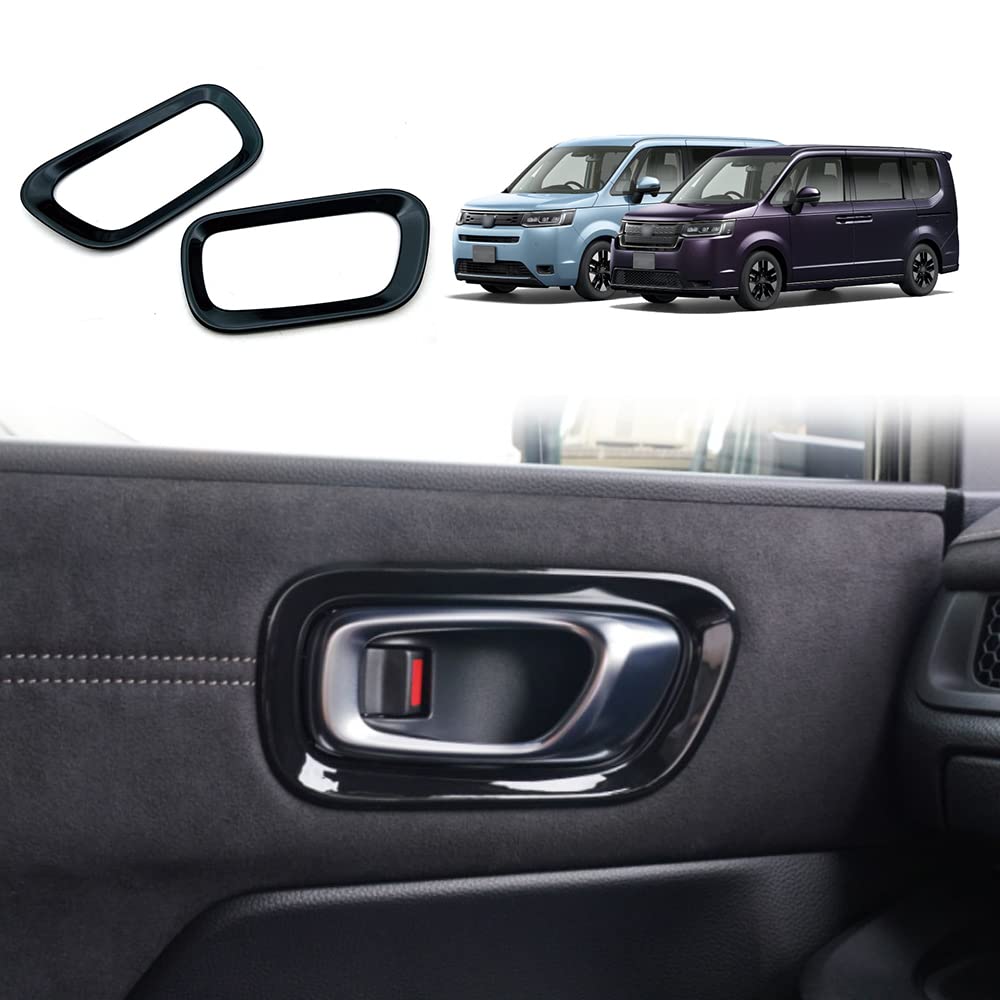 

YOFAMO with the new Honda Stepwgn Spada Front Door Handle Panel Garnish Door Knob Cover Frame Aftermarket Part Compatible RP6/RP7/RP8 2022~ (Piano