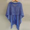 Women Beach Shawl Breathable Fabric Cover-up Shawl with Versatile Tassel Design Weddings Parties Travel Daily