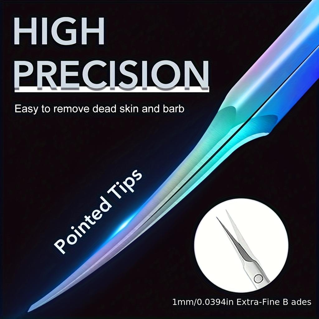 Stainless Steel Dead Skin Scissors Portable Nail Care Tool for Manicure and Grooming