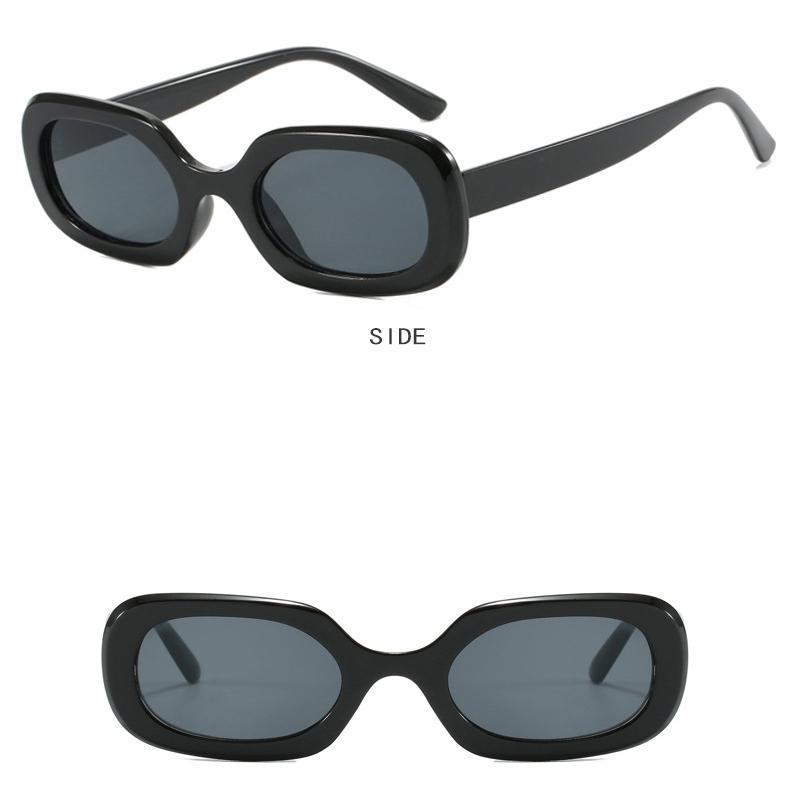 Women's Sunglasses Are Fashionable, Simple, Retro, Sunscreen, UV Resistant, Black and White Checkered Sunglasses