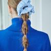 UNMUTE PLEATED BIG SCRUNCHIE_SKY BLUE