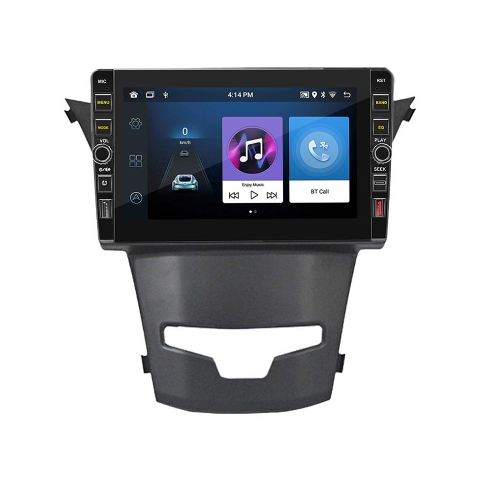 8 cali 2 Din Radio samochodowe z Androidem multimedialny odtwarzacz wideo dla SsangYong Korando 3 Actyon 2 2013-2017 z pokrętłem WiFi 1 + 32 GB