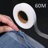 Iron-On Hemming Tape, Double-Sided Fusible Interfacing, Heat Fabric Fusible Bonding Web, Without Non-Woven Hot Melt Adhesive Cloth for Clothing