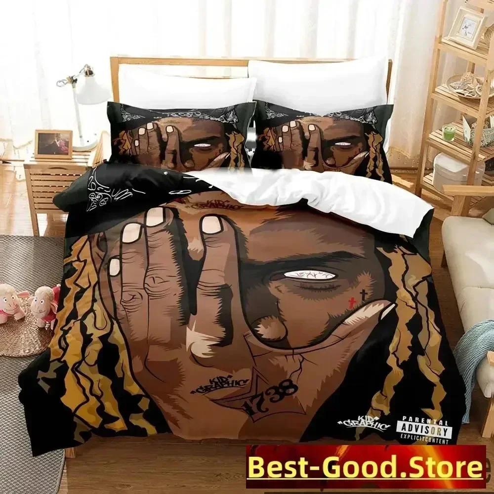 3D Print Chris Brown Bedding Set Duvet Cover Sheet Printed Bed Set Pillowcase Bed Full Queen King Size Comforter Bedroom