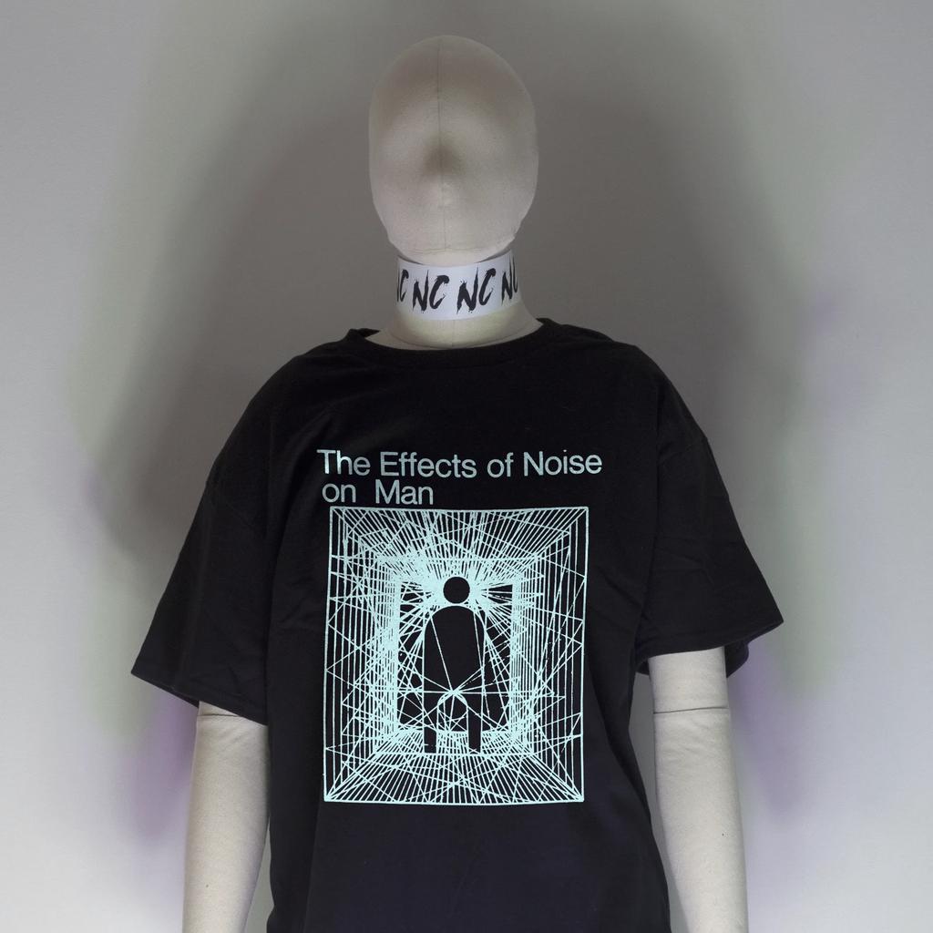 Night Channels Effects Of Noise On Man Shirt | Noise Punk Crass Merzbow Synth