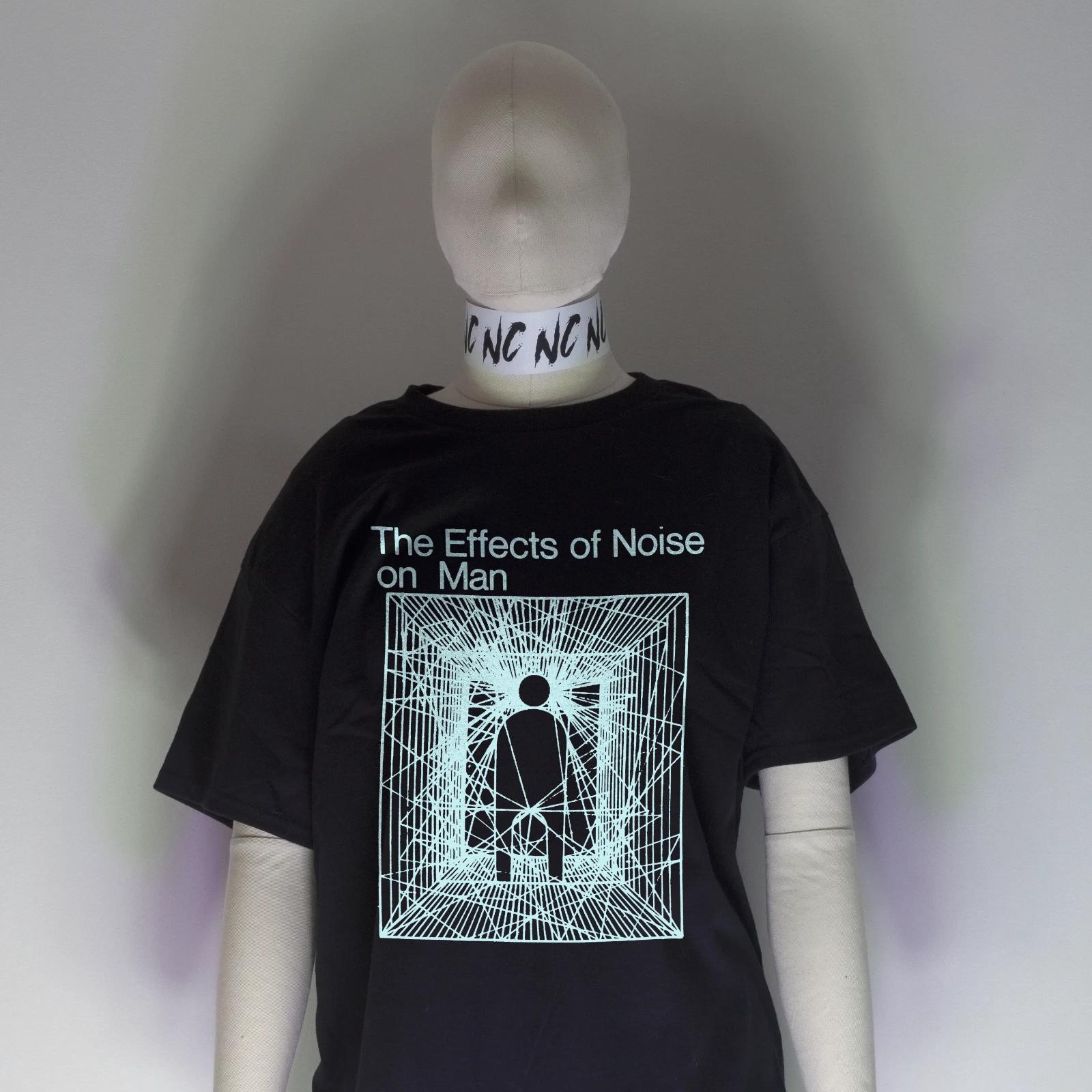 Night Channels Effects Of Noise On Man Shirt | Noise Punk Crass Merzbow Synth XL