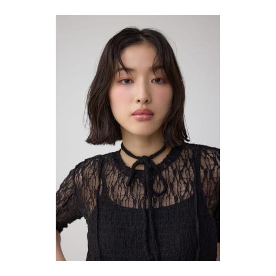 [Azure by Mausie] Women s Switching Lace Tops 250IAC80-023F