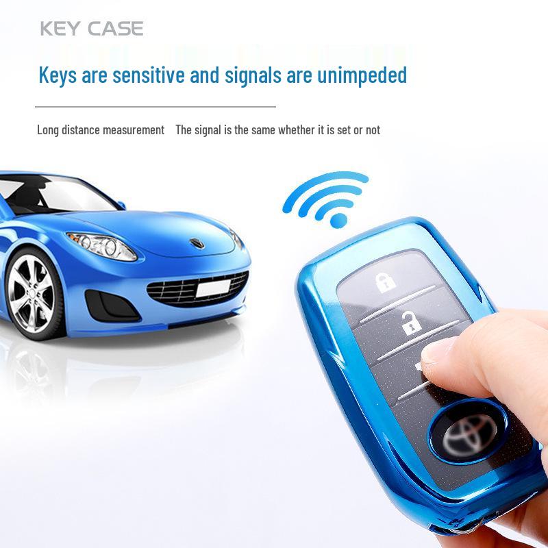 Toyota Key Shell & Buckle for Levin, Camry, Crown, Highlander, Corolla, Prado