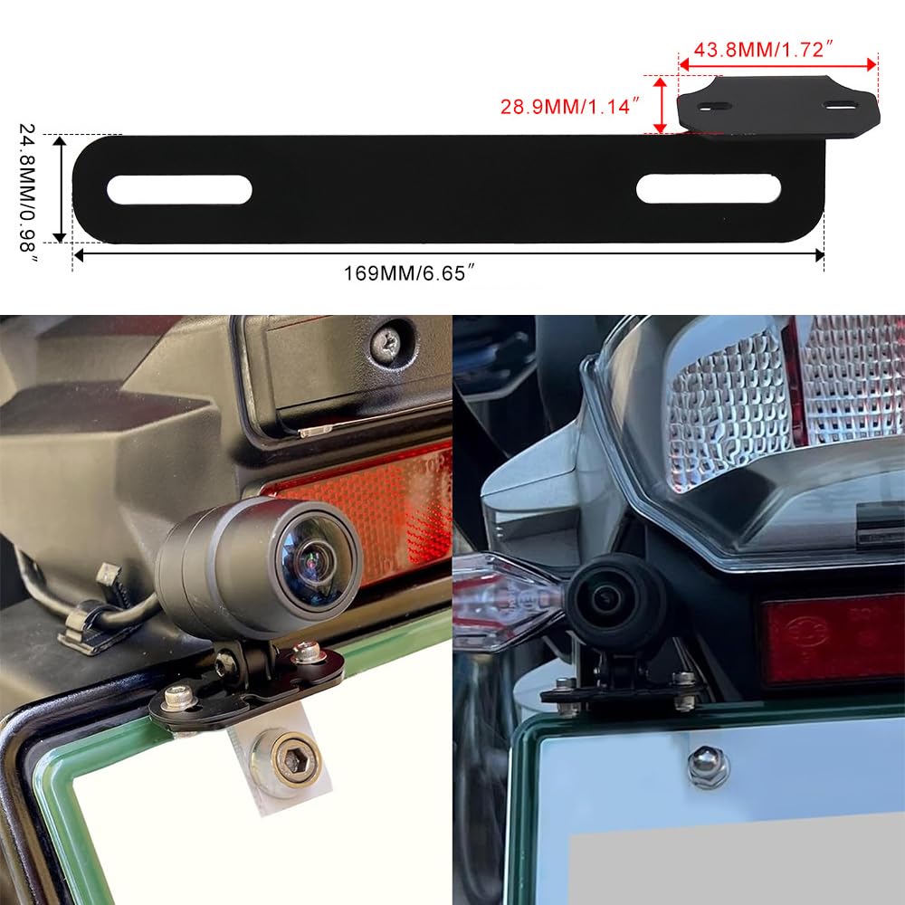 Vitalux Proto Daytona Stay, Compatible with Kijima Mitsuba Sankowa License Plate Holder, Compatible with