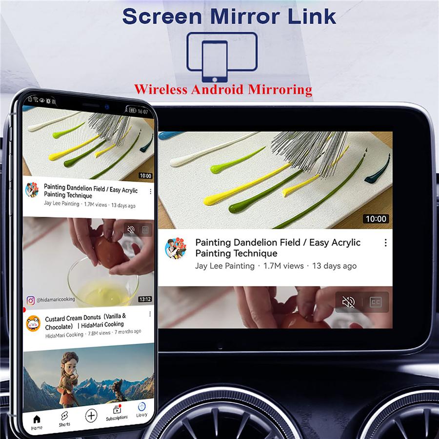 Car Wireless Carplay Dongle Android Mirroring For Android Navigation Head Unit