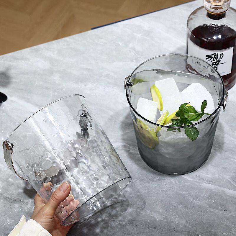 ZISIZ Portable Acrylic Ice Bucket