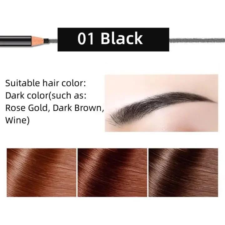 

Водостойкий косметический карандаш для бровей микроблейдинг 1818 Tear Off брови татуировка стойкий легкий цвет 5 цветов определитель макияж инструменты