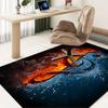 1Pc Musical symbols Printed circular carpet, home door mat, outdoor travel protection carpet A15