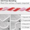 1 Pc 2m/78.74in Self-adhesive Flexible Waterproof Strip,  Can Cut Waterproof Baffle, Suitable for Bathroom, Kitchen Countertops