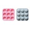 Food Grade Silicone 9 Cavity Football Shape Baking Chocolate Mold for Easy Releases and Multipurpose Use in Kitchen