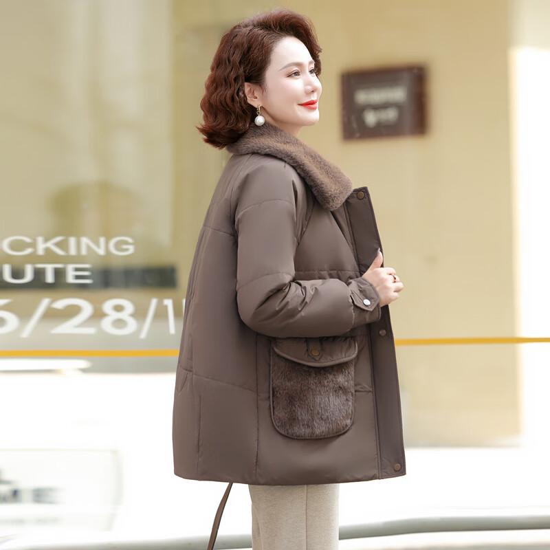 Yalu Women's Mid-Aged Winter Padded Coat