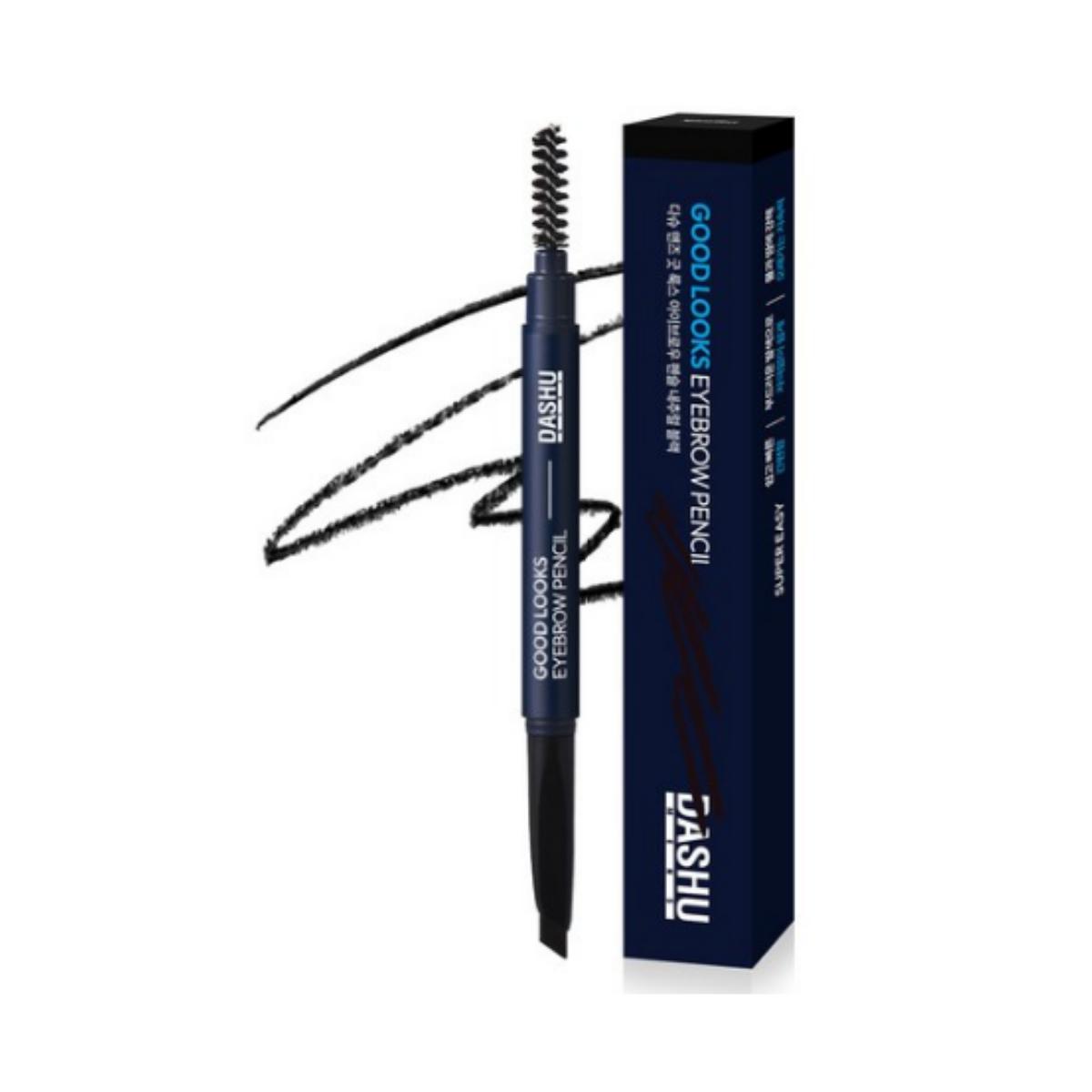 

Dashu Men’s Good Looks Eyebrow, Natural Black, 1pc, 0.3g