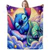 Stitch Flannel Blanket Star Baby Blanket Air Conditioning Blanket Nap Blanket Flannel Blanket Cross Border