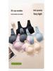 Seamless Front-Closure Anti-Sagging Plus Size Wire-Free Bra with Beautiful Back Design