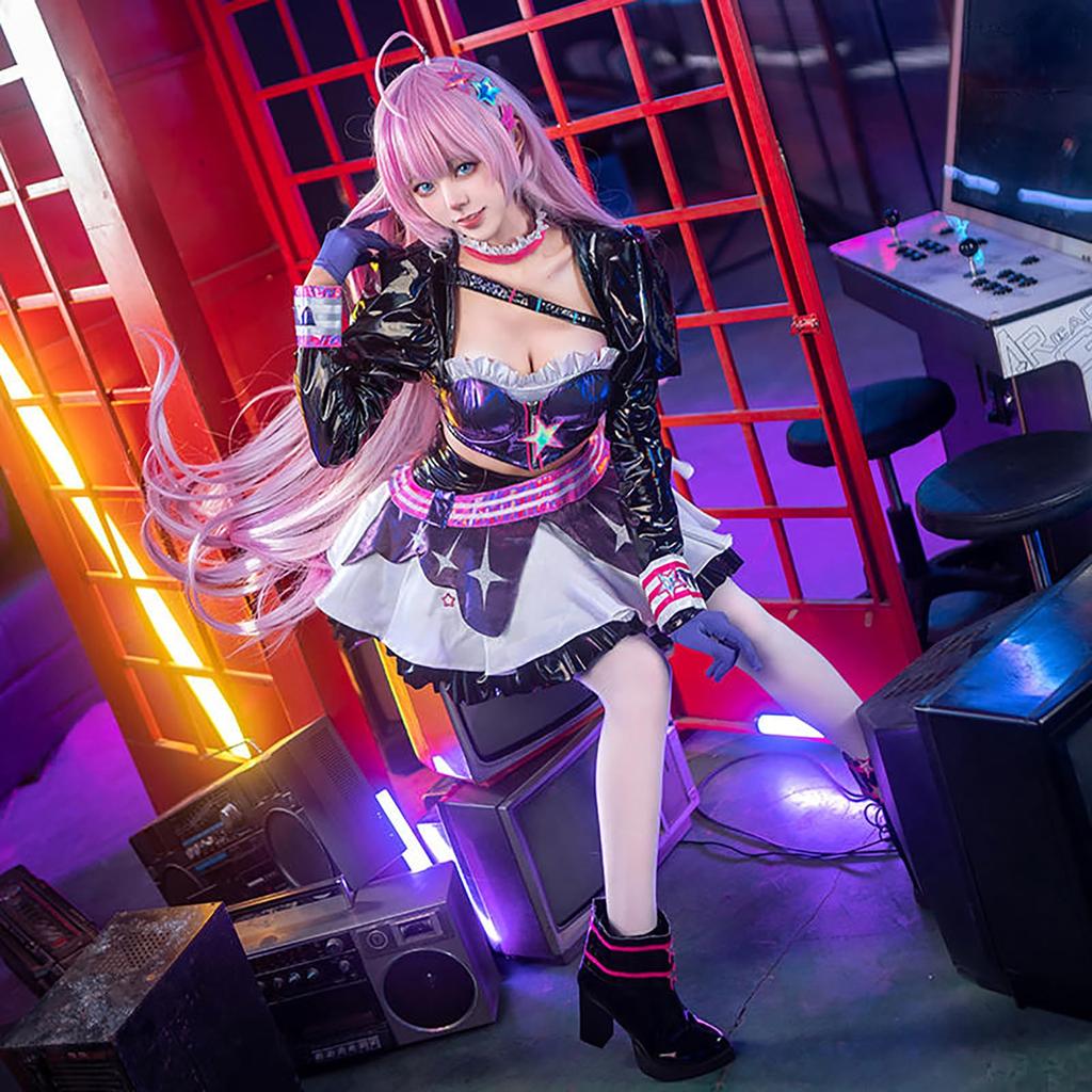 Muse Dash Megurine Luka Cosplay Halloween-spel [milky time] Dam