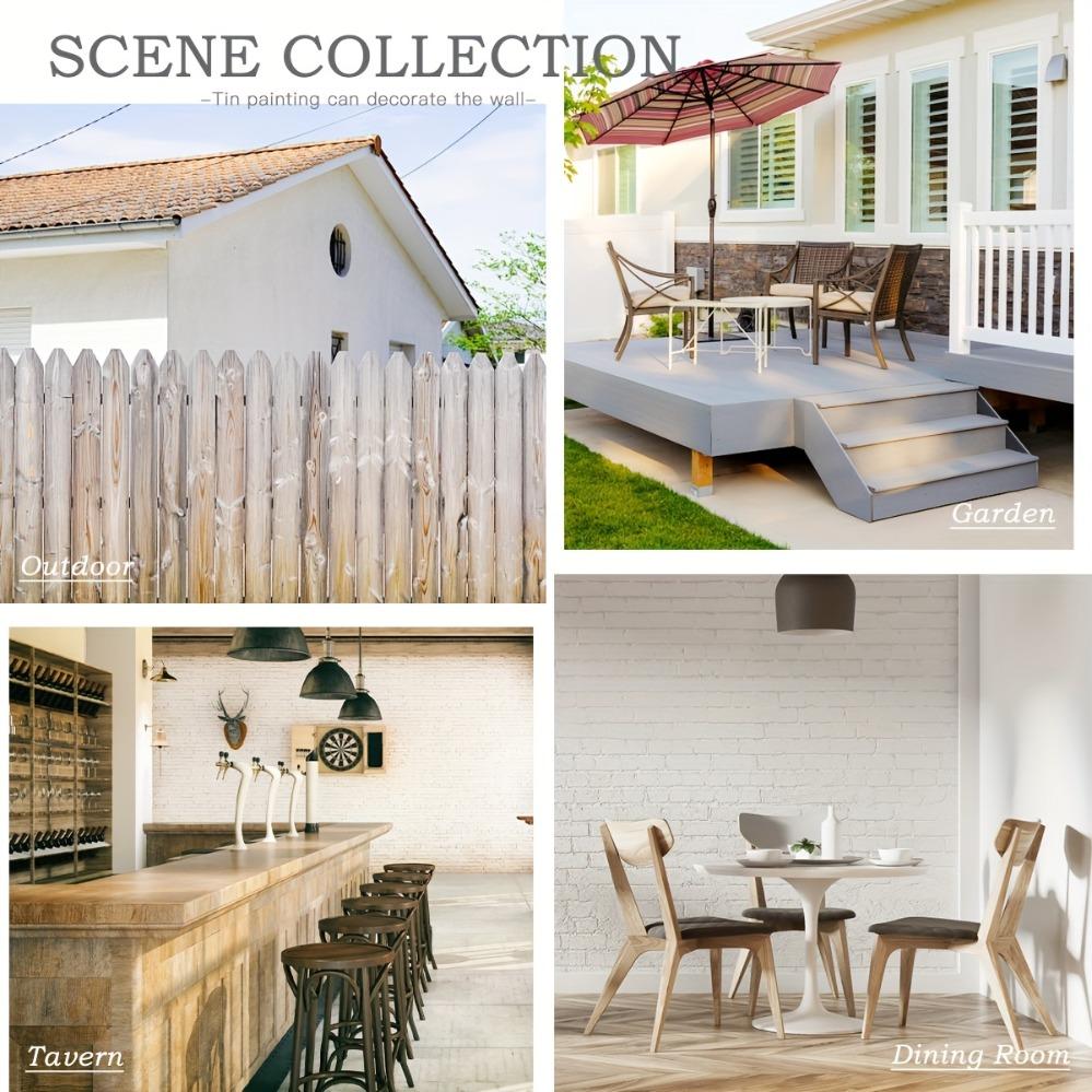 Vintage Böhmische Metall-Wandkunst 8x12 Zoll Schwarzes Hängeschild für Zuhause, Party, Abschlussdekor