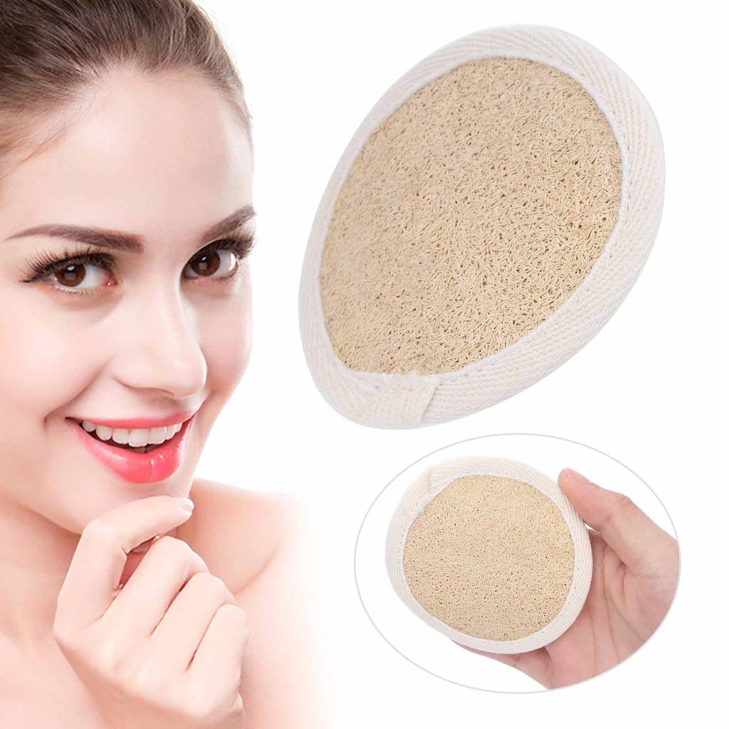 Exfoliating Loofah Pad Facial Body Scrubber Men Women Shower Bath Loofa Sponge Pad
