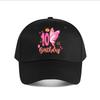 Th Birthday Pink Butterfly Crown Glitter Baseball Cap Fashion Unisex Sunhat Womens Outdoor Sports