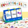 78 Alphabet Desktop Cards, Word Cognition, Early Learning, Graphic Education, Parent-Child Interaction, Three-Dimensional Cards