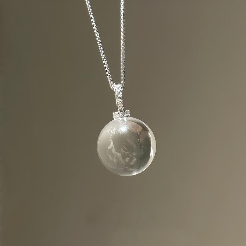 Women s Summer Collarbone Light Luxury Niche Necklace Flat chain