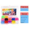 small 15-grid rubber band set