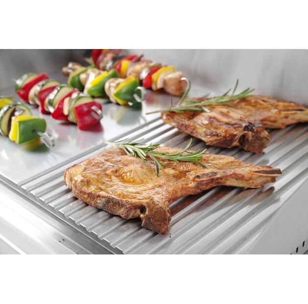 Electric Grill Hendi Blue Line Smooth/ribbed 51x32cm (203156)