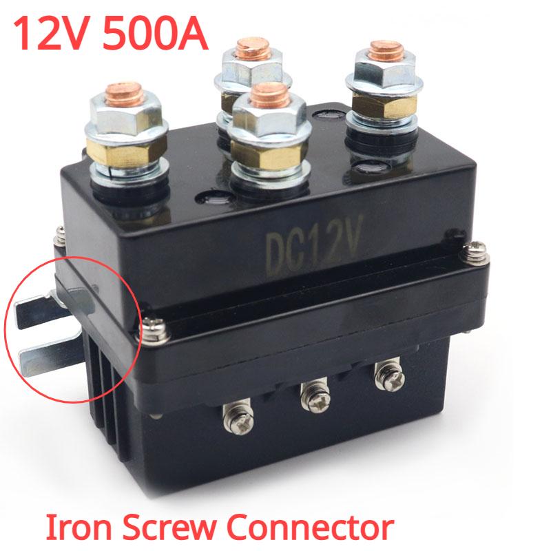 12V/24V 500A Boat ATV Truck Control Contactor Winch Control Solenoid Relay Electric Wireless Remote Control System Control