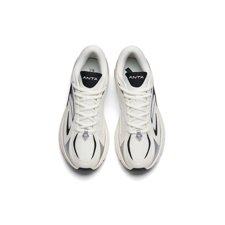New Anta AT952 Cushioning Anti Slip And Wear Resistant Low Top Sports Casual Shoes Ivory White 912235597-2